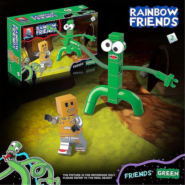 Roblox Rainbow Friends Døre Byggesten Figur Saml model Klodslegetøj