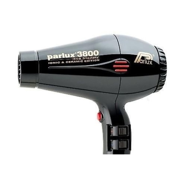 Parlux 3800 Hårtørrer Ionic og Keramisk 2100 W Sort