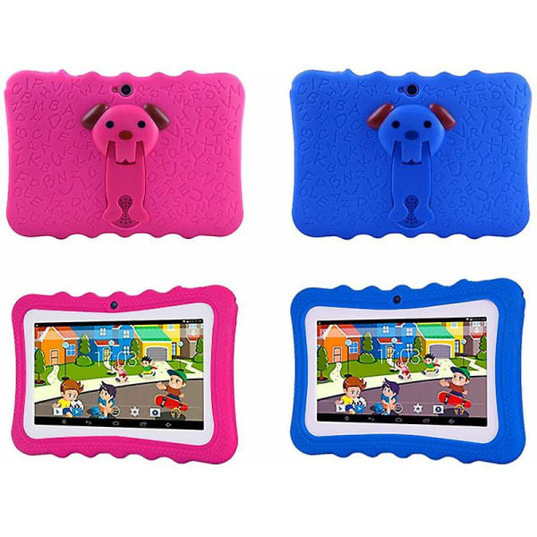 7" Kids Tablet Android Tablet Pc 8gb Rom 1024*600 opløsning Wifi Kids Tablet Pc, Pink
