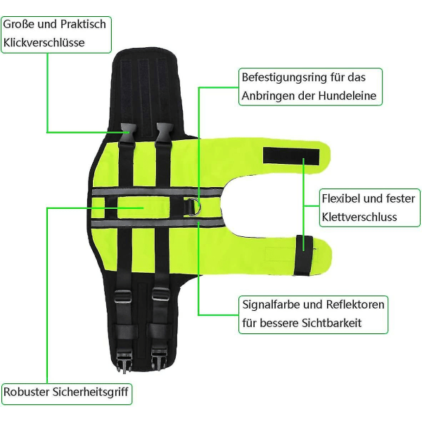 Pet Dog Redningsvest Hunde Redningsvest Badedragt S(l)