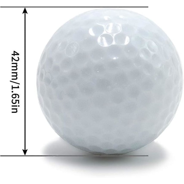 6 stk Led Glow Golfballer, Blinkende Glødende Golfball, Night Glow