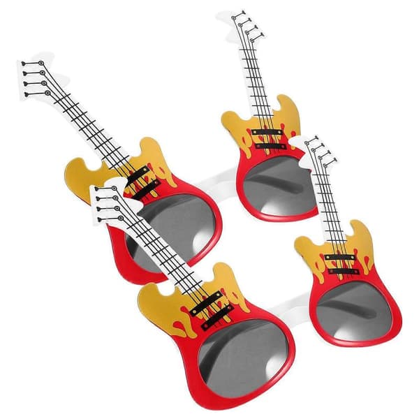 2 Par Gitarrmønster Solbriller Briller ABS Briller Party Dekor Prop