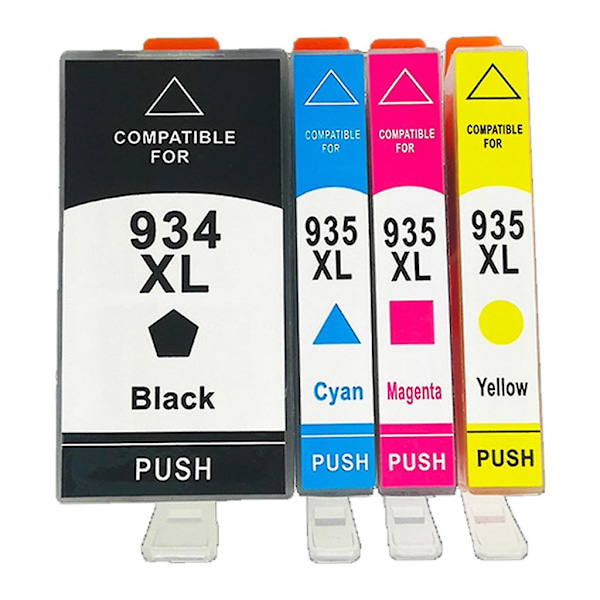 934xl 935xl Full blekkpatron med chip, kompatibel med HP Officejet Pro 6812 6830 6815 6835 6230 skrivere, påfyllbar