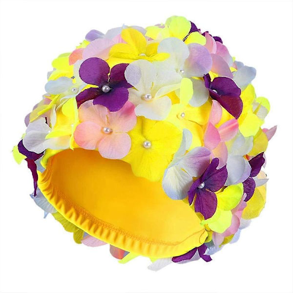 Badehette Blomst Dusjhette Tredimensjonal Blomst Badehette