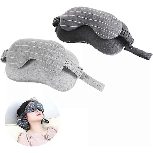2-in-1 Silmämaski Matkatyyny