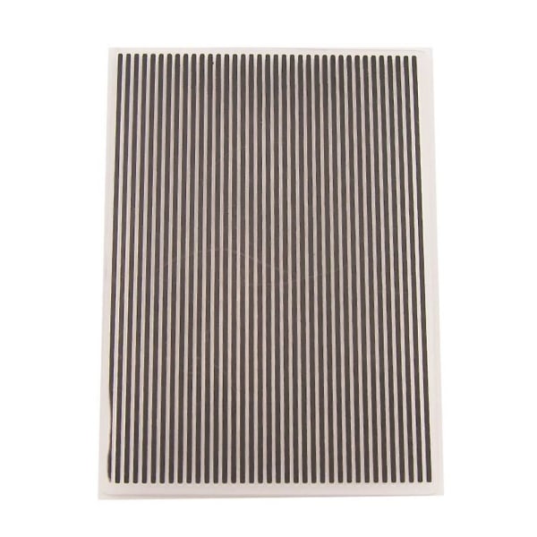 Stripe Embossing Folder Template Scrapbooking Photo Album Making Stencil Diy