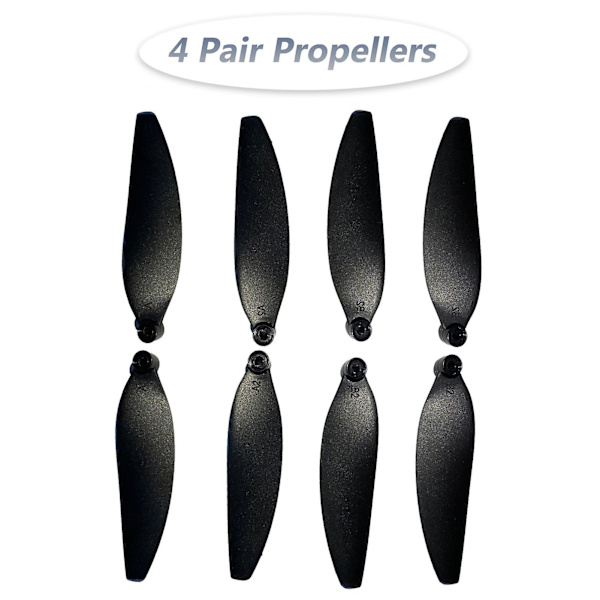 4 Par Propellrar för S179 GPS RC Drönare