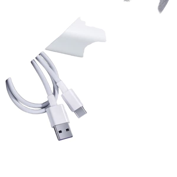 100W GaN Lader Adapter Dobbel Type C QC3.0 USB-A EU-plugg