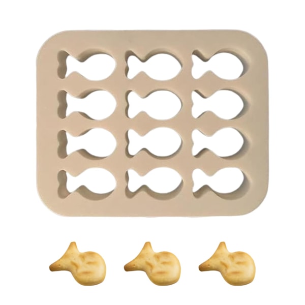Cookie Cutter Mini Fiskeform Cookie Form Genanvendelig bageform Let at bruge Snack Maker Form til hjemmet