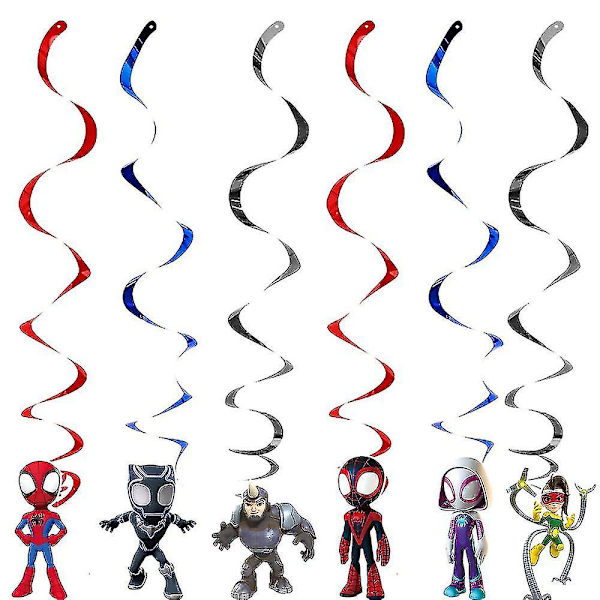 Spidey og hans fantastiske venner 12-tommers lateksballonger Spiderman bursdagsfestdekorasjoner for barn Babyshower festutstyr As picture