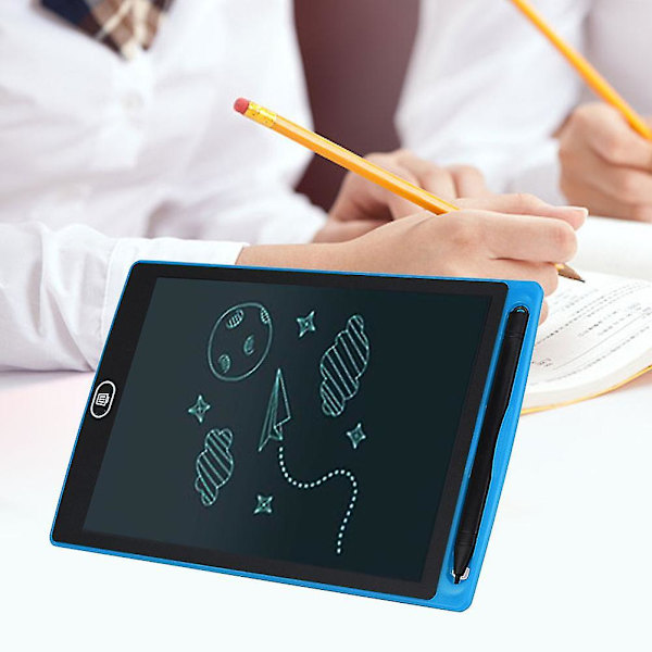 Blå 8.5in LCD Skrivebrett Elektronisk Tegnebrett Doodle Pad