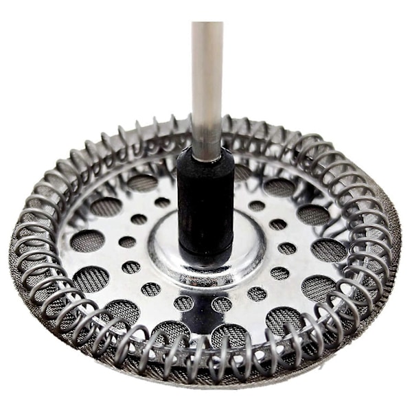 34Oz, 8 Kop Fransk Stempelkande Kaffemaskiner og Te Maskiner 4 Tommer Rustfrit Stål Fransk Stempelkande Udskiftnings Kaffefilter Mesh