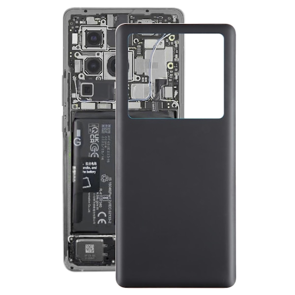 Glasmateriale Batteribagcover til vivo X80 Pro