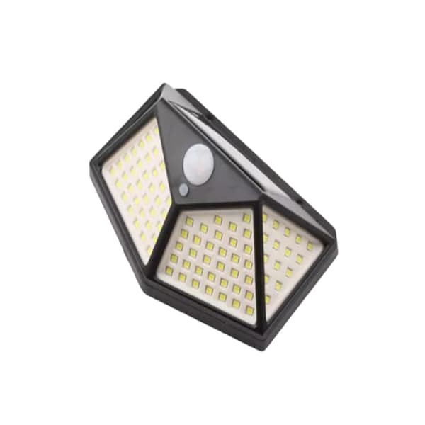 Spotlight - 100 LED - med bevægelsessensor - Solcelle