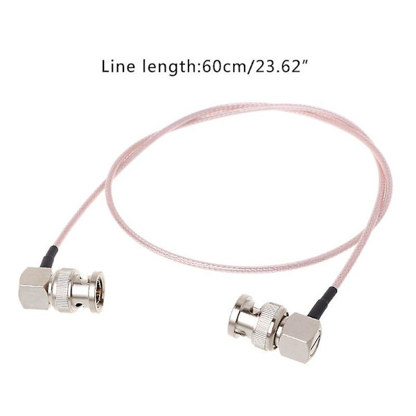 HD SDI Videokabel RG179 BNC Han Til BNC Vinkelstik Til BMCC Blackmagic Kamera