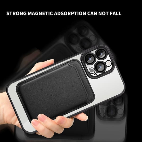Magnetisk MagSafe Kortholder Sort Y