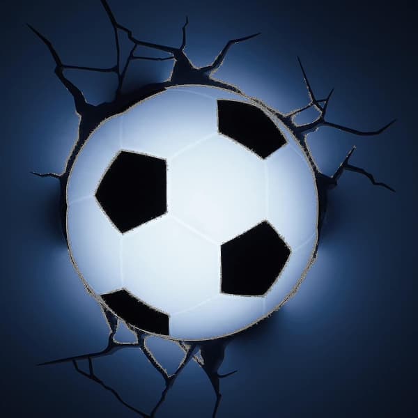 3D-lys 3D-lampe Fotball
