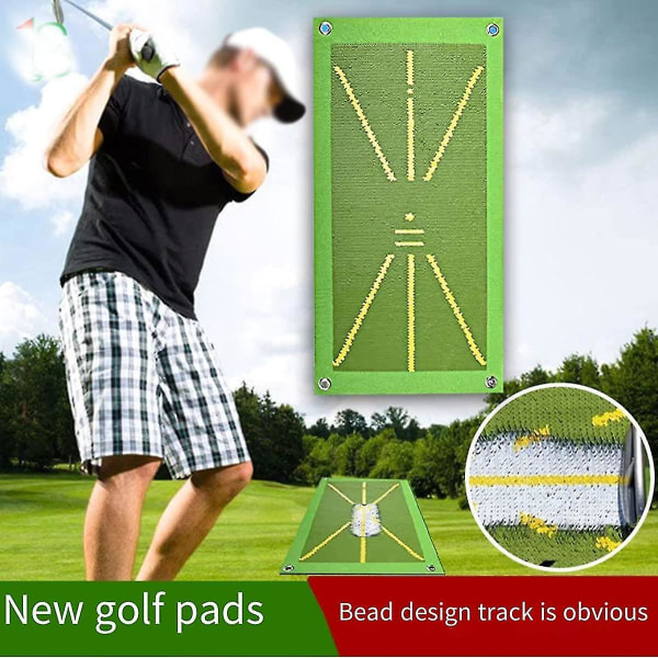 Golfträningsmatta för svingavkänning, golf Daddy Divot-matta för inomhus/utomhus