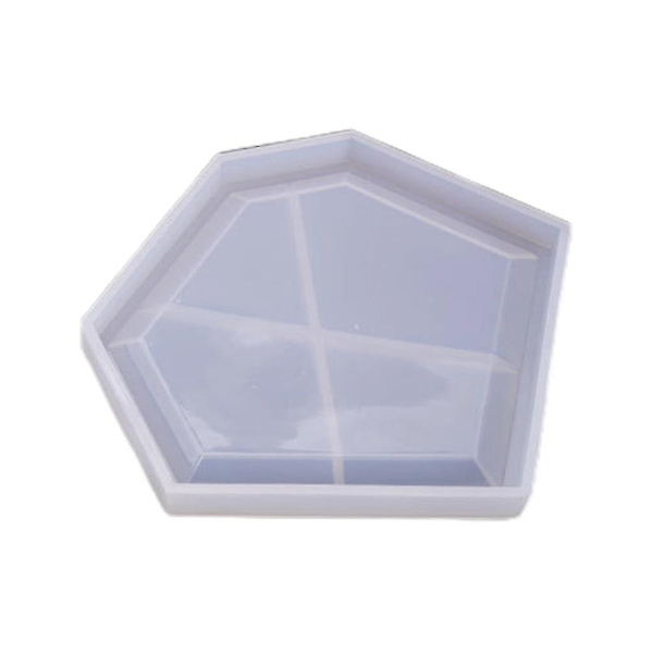 Krystal Epoxy Resin Form Coaster Støbning Silikoneform Håndværk Dekorationsværktøj