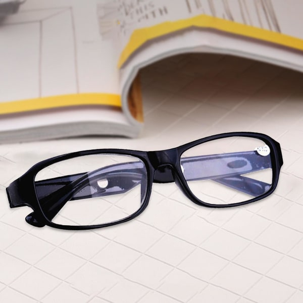 Läsglasögon +4,5 +5,0 +5,5 +6,0 grader Optisk lins Glasögon Glasögon Black 4.5