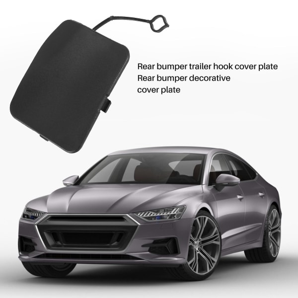 Bakre støtfanger slepekrok øyedeksel Trim tilhengerdekselhette for Nissan Qashqai J11 2015-2018 85071-df30a Black