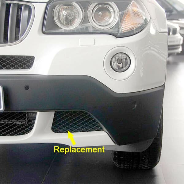 Forreste Bumpergitter Nedre Grill til 2007-2010 - X3 E83 Facelift 51113416205, 51113416206