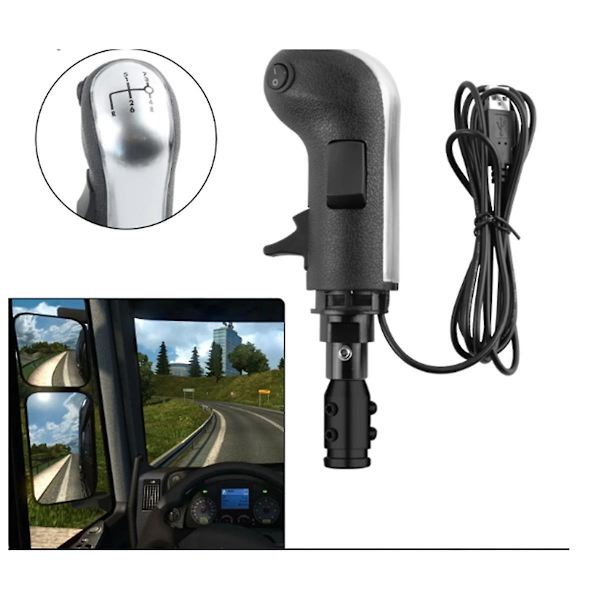 Est2 Växelknopp USB-spel 18 Växlar Växelknopp 3 Växla Ersättning Skrs För G29 G27 G25 Th8a
