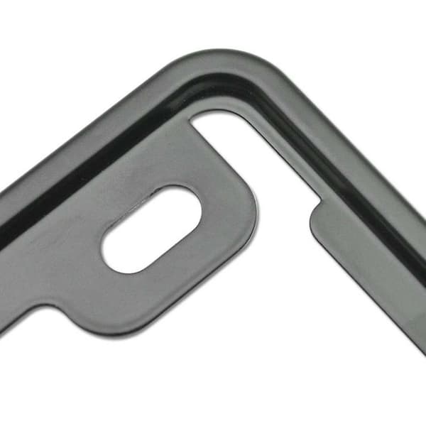 Motorcykel Nummerpladeramme Universal Bilnummerplade Cover Multipurpose Auto Nummerpladeholder Black