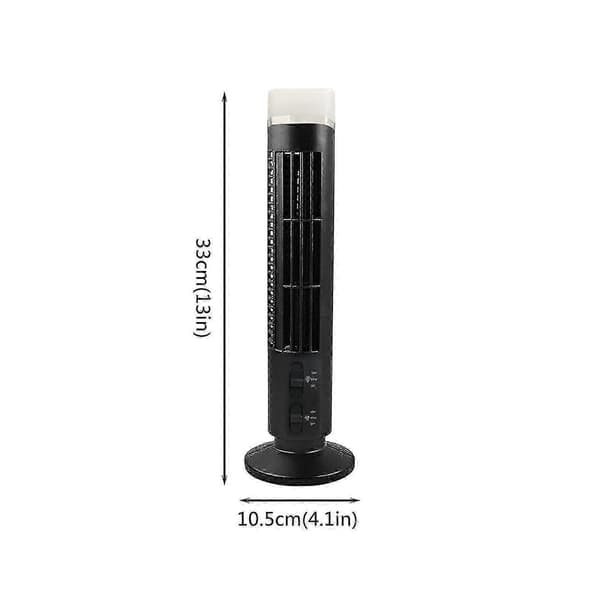 Tornfläkt LED Bladeless Fläkt 2025 Black Free Size