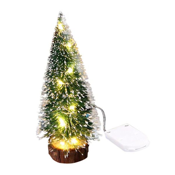 Personlige Juleornamenter 2023 Kampagne Juledekorationer Borddekoration Med LED Lys Mini Juletræ
