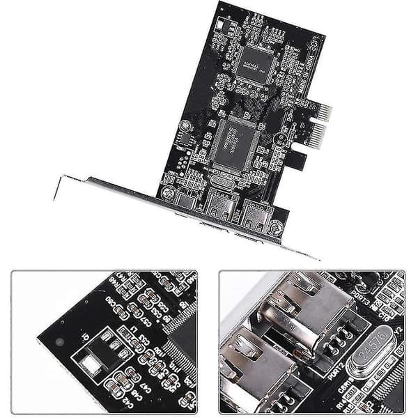 PCI-e PCI Express Firewire Kort IEEE 1394 Controller Kort Med Firewire Kabel Til Video Audio Tr