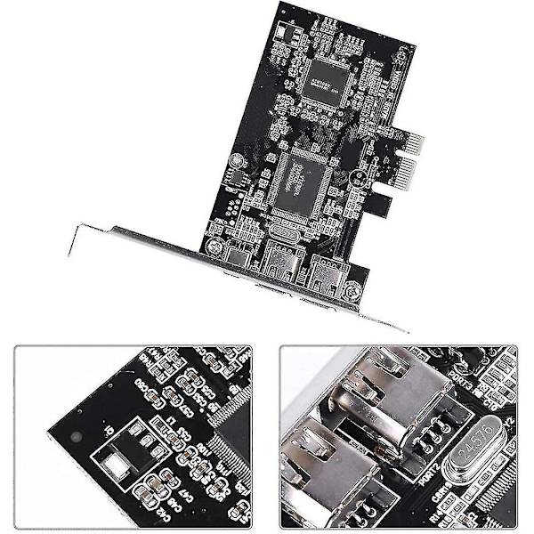 Pci-e Pci Express Firewire-kortti Ieee 1394 -ohjainkortti Firewire-kaapelilla Video Audio Tr:lle