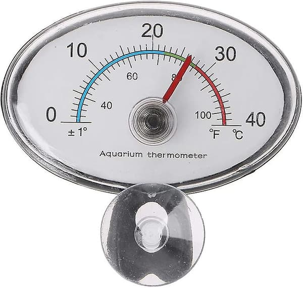 Akvarium Termometer Pointer Fisketank Temperaturmåler Sugekopp Senkbar