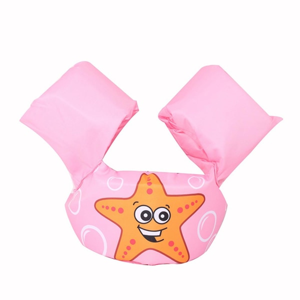 Toddler Flytväst Simväst Swim Floaties För Småbarn Flickor Och Pojkar Barn Simma Pink Starfish