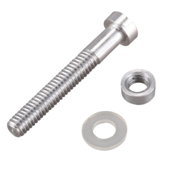 4 stk M2.5x18.5mm platespiller platespiller skruer, maskinvare erstatning headshells stylus montering vinyl Silver