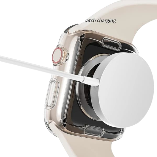 2 kpl Apple Watch -kotelo TPU-näytönsuoja Läpinäkyvä väri 41 mm