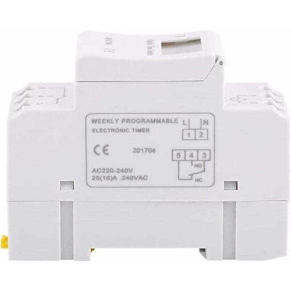 LCD Timer Ugentlig Elektrisk Tidsprogrammerer Digital Timer Switch 15A (220V)..