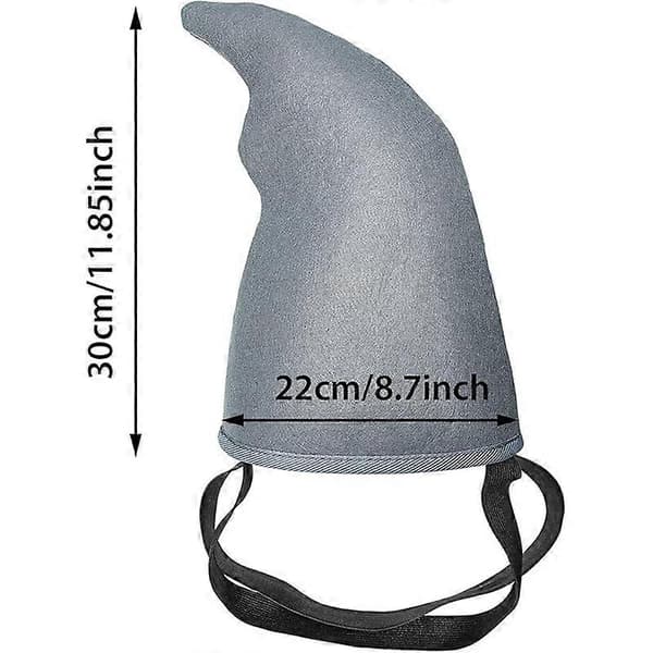 Hajkostume Hajfin Grå Hajkostume