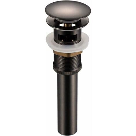Bottenventil med bräddavlopp, klick-klack mässingsplugg, 1 1/4\" klick-klack bottenventilplugg