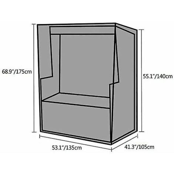 Strandhytte Stol Vandtæt Betræk 135 X 105 X 175 X 140 Cm