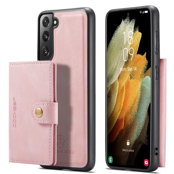 Samsung Galaxy S22 - Etui med kortholder HØJ KVALITET Brun