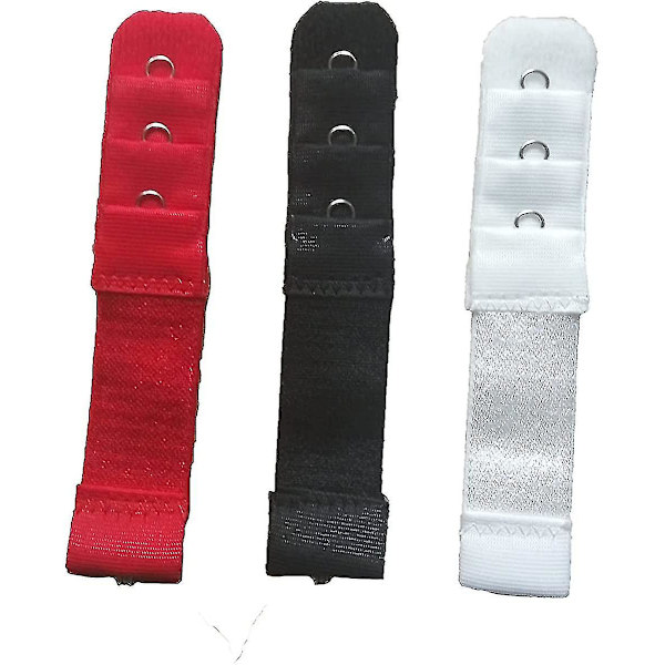 1 Rad 3 Krokar BH Förlängare Kvinnor Spänne Förlängning Elastisk På Rem Mjukt Band Förlängare Tillbehör