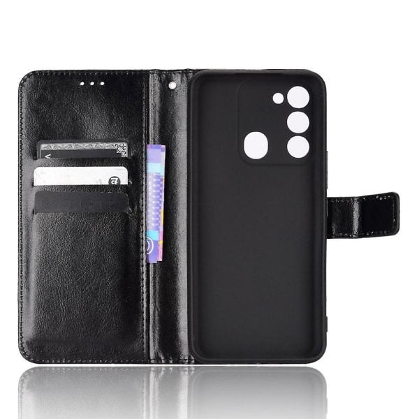 Tecno Spark 8C 4G/Spark Go 2022 KG5 nahkaiselle phone case Lompakkotelineen puhelimen cover