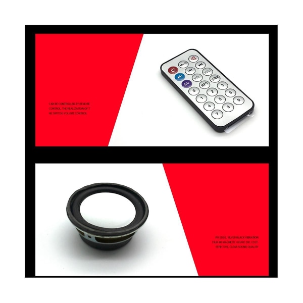 DIY Electronic Kit Bluetooth högtalare Electronics Diy Lödprojekt Kit Bluetooth stereohögtalare