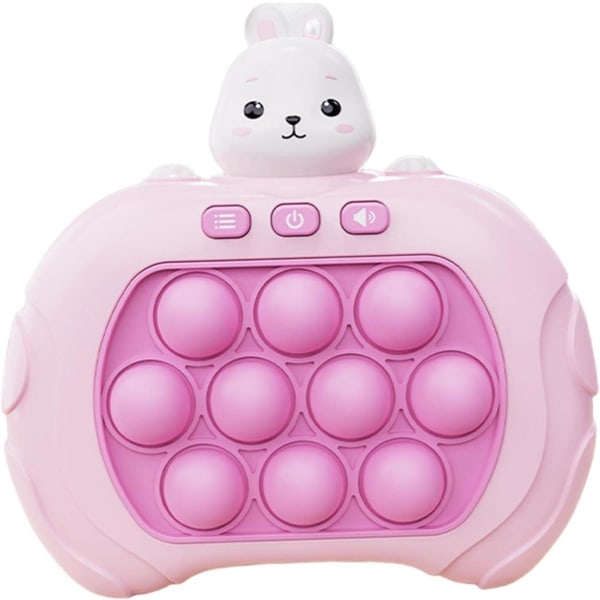 Pop It Game - Pop It Pro Light Up Game Quick Push Fidget Spil Pink Rabbit pink