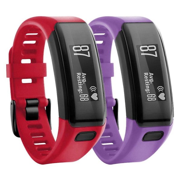 Garmin Vivosmart Hr -rannekke, jossa yhteensopiva metallilukon vaihtosolki