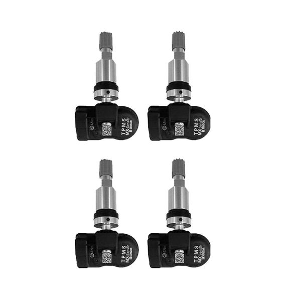 4 stk Programmering MX Sensor TPMS Dekktrykkmonitor Sensor 315MHZ 433MHZ Universal 2 i 1 reparasjonsverktøy for- Sølv