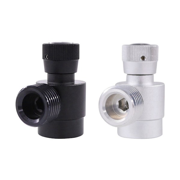 Co2 Sylinder Påfyllingsadapter, Hjemmelaget Gassflaskeregulator M10x1 Til W21.8-14 Adapter For Argon, Co2, Blandingsgass, Svart