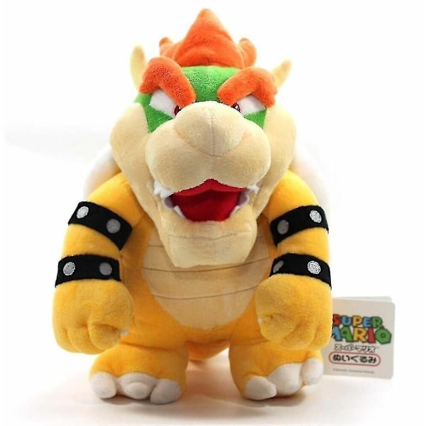 Super Mario Bros Plysch Bowser Koopa Mjuk Leksak Fylld Djurdocka