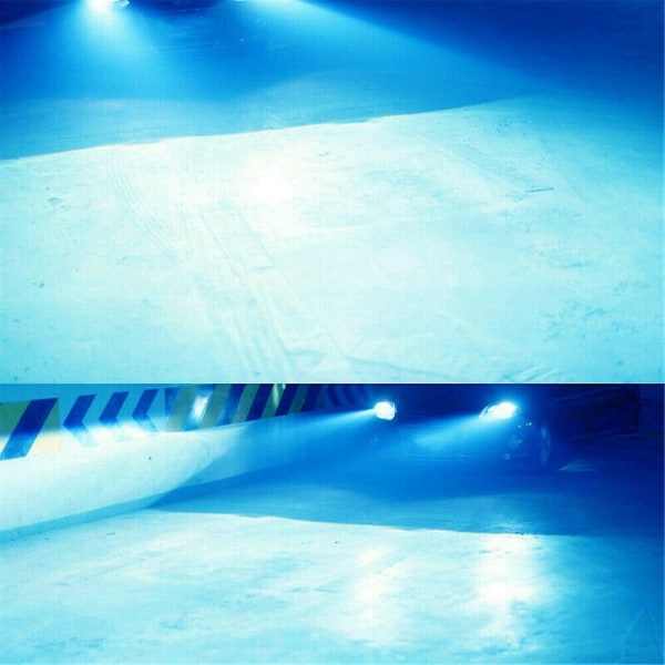 Super Bright H8 H9 H11 Led hovedlys pæresett Fjernlys/nærlys 8000lm 8000k isblå 80w